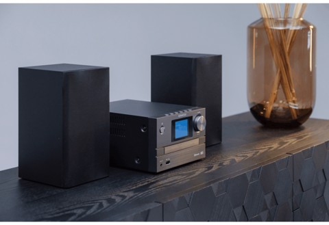 Kenwood M-525DAB set audio da casa Microsistema audio per la casa 7 W Nero