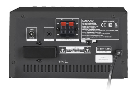 Kenwood M-7000S Mini impianto audio domestico 30 W Nero