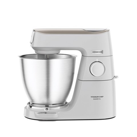 Kenwood Titanium Chef Baker XL Lite - Impastatrice planetaria, 3 ganci e fruste,1200W, 7L, Bianco (KVL65.001WH)