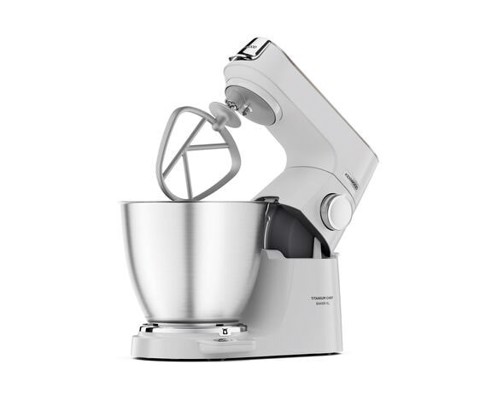 Kenwood Titanium Chef Baker XL Lite - Impastatrice planetaria, 3 ganci e fruste,1200W, 7L, Bianco (KVL65.001WH)