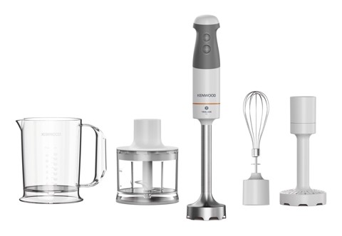 Kenwood Triblade XL - Frullatore ad immersione, Asta removibile in acciaio inox, 850 W, Bianco (HBM40.306WH)