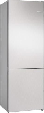 KGN492LAF Serie 4 Frigorifero Combinato da libera installazione 203 x 70 cm Metal look Classe A