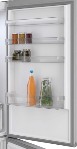 KGN492LAF Serie 4 Frigorifero Combinato da libera installazione 203 x 70 cm Metal look Classe A