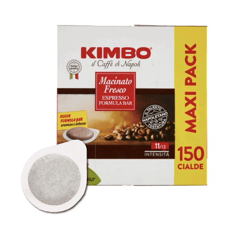 Kimbo 014405 Cialde caffè macinato fresco 150 pz