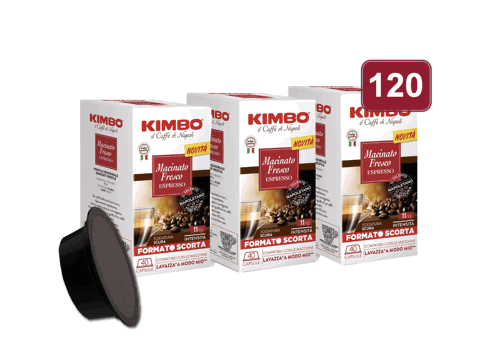 Kimbo Capsule caffè per Lavazza a modo mio Macinato Fresco 120 pz