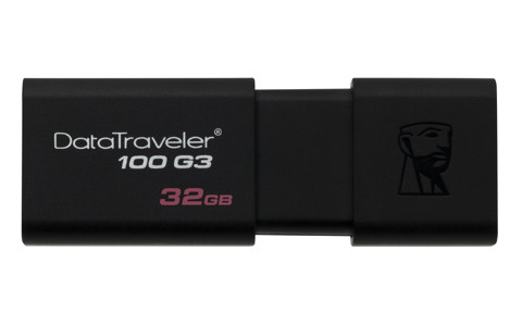 Kingston Technology DataTraveler 100 G3 unità flash USB 32 GB USB tipo A 3.2 Gen 1 (3.1 Gen 1) Nero