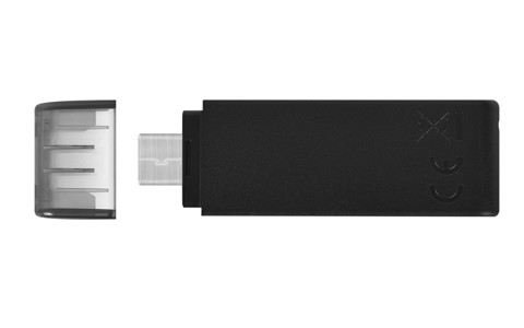 Kingston Technology DataTraveler 70 unità flash USB 32 GB USB tipo-C 3.2 Gen 1 (3.1 Gen 1) Nero
