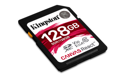 Kingston Technology SD Canvas React memoria flash 128 GB SDXC UHS-I Classe 10
