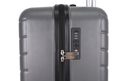 Kit 2 pezzi TROLLEY Cabina ABS da viaggio 1 pz 33 Litri + 1 pz 85 Litri