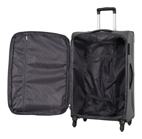 Kit 2 pezzi TROLLEY in Tessuto da viaggio 1 pz 36 Litri + 1 pz 86 Litri