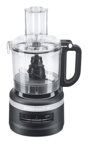 KitchenAid 5KFP0719EBM robot da cucina 250 W 1,7 L Nero, Acciaio inox