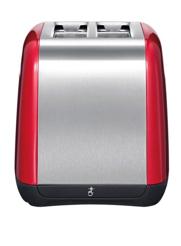 KitchenAid 5KMT221 2 fetta/e 1100 W Rosso, Acciaio inossidabile