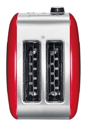 KitchenAid 5KMT221 2 fetta/e 1100 W Rosso, Acciaio inossidabile