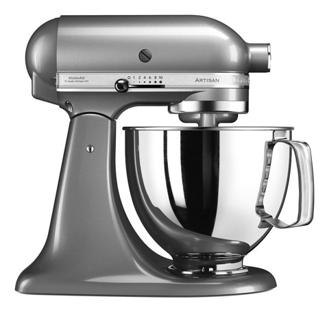 KitchenAid 5KSM125ECU Sbattitore con base 300 W Argento