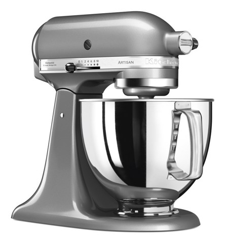KitchenAid 5KSM125ECU Sbattitore con base 300 W Argento