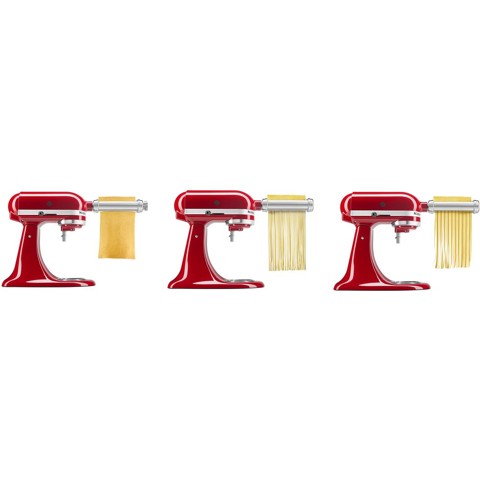 KitchenAid 5KSMPRA accessorio Sfogliatrice a 3 pezzi con set per tagliare la pasta