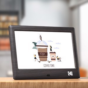 Kodak RDPF708C cornice per foto digitali Grigio 17,8 cm (7")