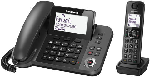 Panasonic KX-TGF320E telefono Telefono DECT Identificatore di chiamata Nero
