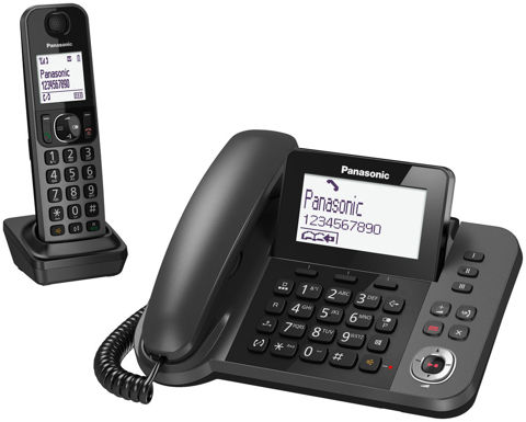Panasonic KX-TGF320E telefono Telefono DECT Identificatore di chiamata Nero