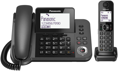 Panasonic KX-TGF320E telefono Telefono DECT Identificatore di chiamata Nero