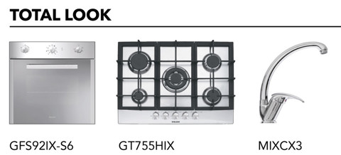 Glem Gas  Lavello 86X50 Inox 1Vs Dx