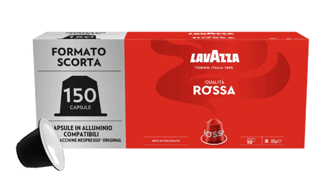Lavazza 4543 Capsule Nespresso in alluminio Qualità Rossa 150 pz