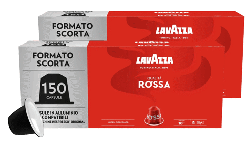 Lavazza 4543 Capsule Nespresso in alluminio Qualità Rossa PACK 300pz