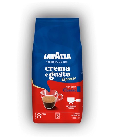 Lavazza caffè in grani 1 kg Crema e Gusto Classico