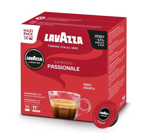 Lavazza A Modo Mio capsule caffè Passionale, 36 Capsule