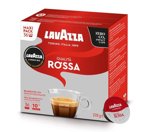 Lavazza A Modo Mio Capsule caffè Qualità Rossa, 36 pz