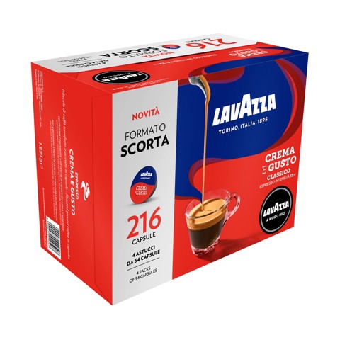 Lavazza A Modo Mio Crema e Gusto, 216 Capsule