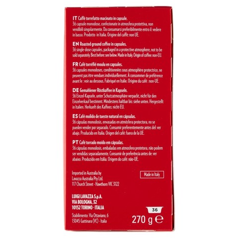 Lavazza A Modo Mio Passionale, 36 Capsule