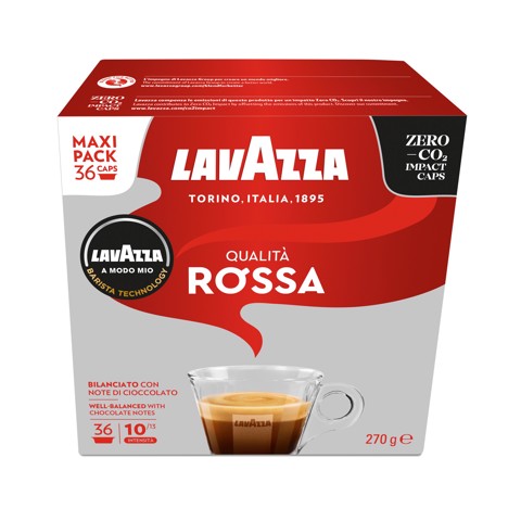 Lavazza A Modo Mio Capsule caffè Qualità Rossa, 36 pz