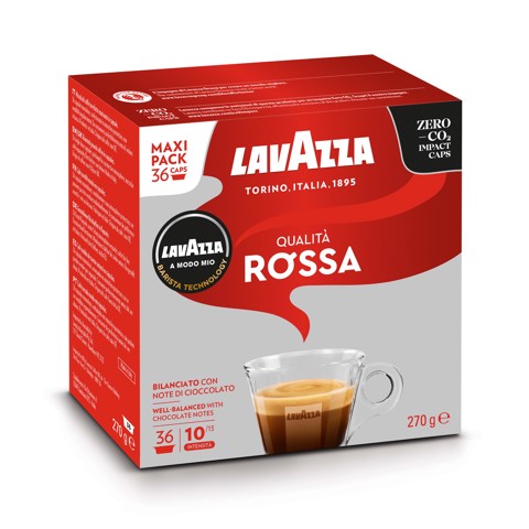 Lavazza A Modo Mio Capsule caffè Qualità Rossa, 36 pz