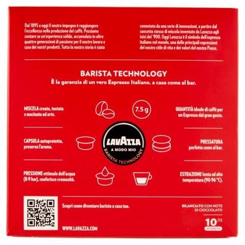 Lavazza A Modo Mio Capsule caffè Qualità Rossa, 36 pz