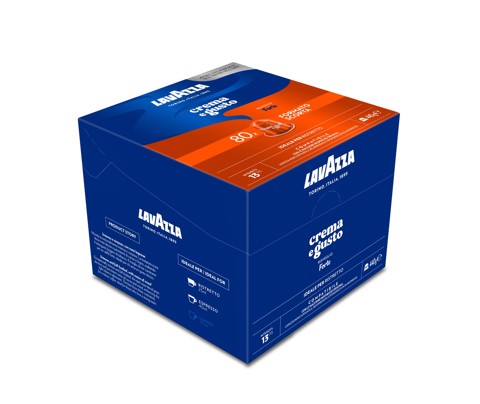 Lavazza Capsule Compatibili Nespresso Crema e Gusto Forte, 80 Capsule