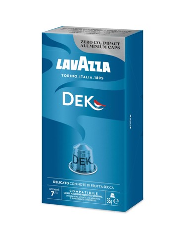 Lavazza Capsule caffè Compatibili Nespresso Dek, 10 pz