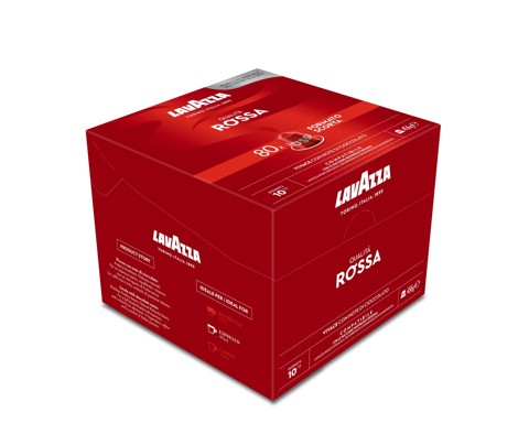 Lavazza Capsule Compatibili Nespresso Qualità Rossa, 80 pz