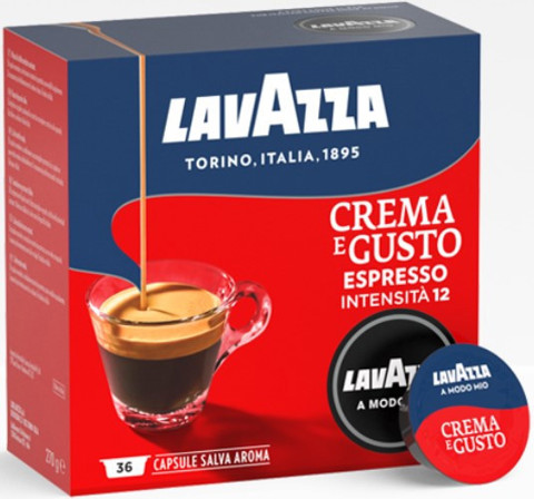 Lavazza Crema e Gusto Capsule caffè Tostatura media 36 pz