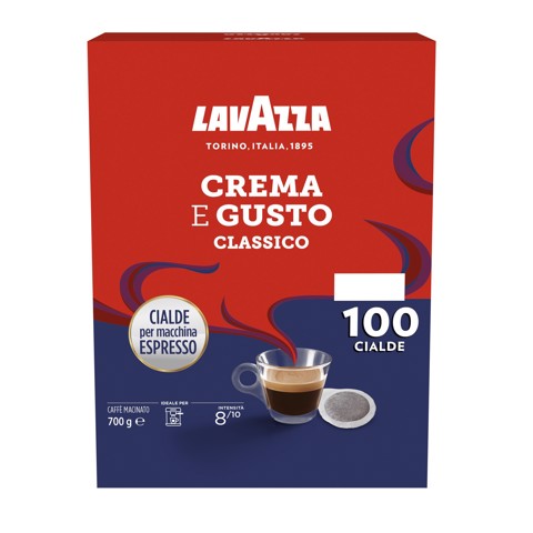 Lavazza Crema E Gusto Classico Cialde caffè 100 pz