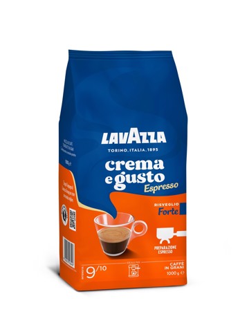 Lavazza Crema e Gusto Forte Espresso Caffè in Grani, 1Kg