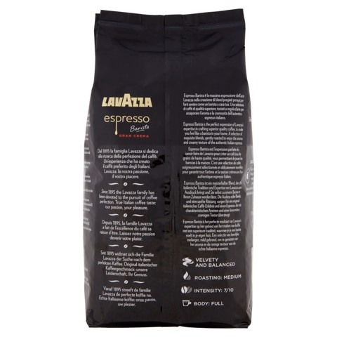 Lavazza Espresso Barista Gran Crema Caffè in Grani, 1Kg
