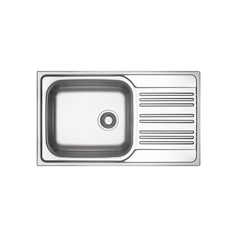 LAVELLO CITY 86 cm, 1 vasca - Acciaio Inox