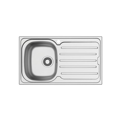 LAVELLO METROPOL 86 cm, 1 vasca - Acciaio Inox