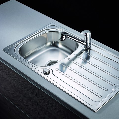 LAVELLO METROPOL 86 cm, 1 vasca - Acciaio Inox