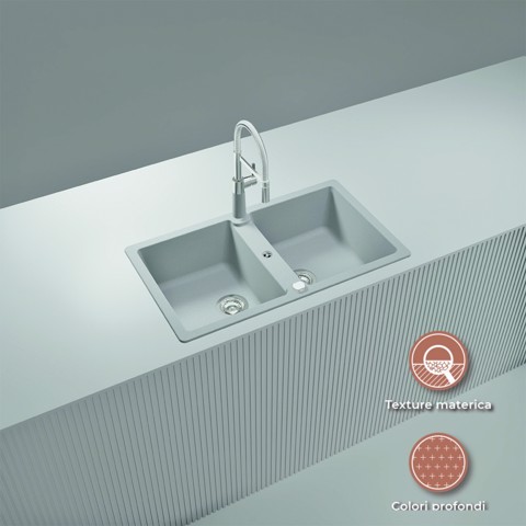 LAVELLO_86X50 2 vas.BIANCO OPACO