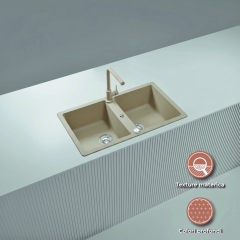 LAVELLO_86X50 2 vasche AVENA