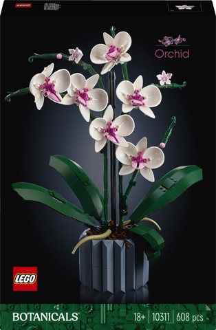 LEGO Botanicals 10311 Orchidea Modellino da Costruire con Fiori Finti e Vaso
