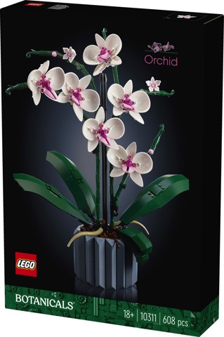 LEGO Botanicals 10311 Orchidea Modellino da Costruire con Fiori Finti e Vaso