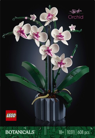 LEGO Botanicals 10311 Orchidea Modellino da Costruire con Fiori Finti e Vaso